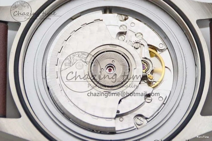 MIROTIME 0413 HighQuality Mark XVIII IW327010 SS M+F 1:1 Best Edition Brown Dial on Brown Leather Strap A 7049